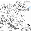 Benz CLA W117 Front Bumper Fixing Rail - Models 1178850500, 1178850600