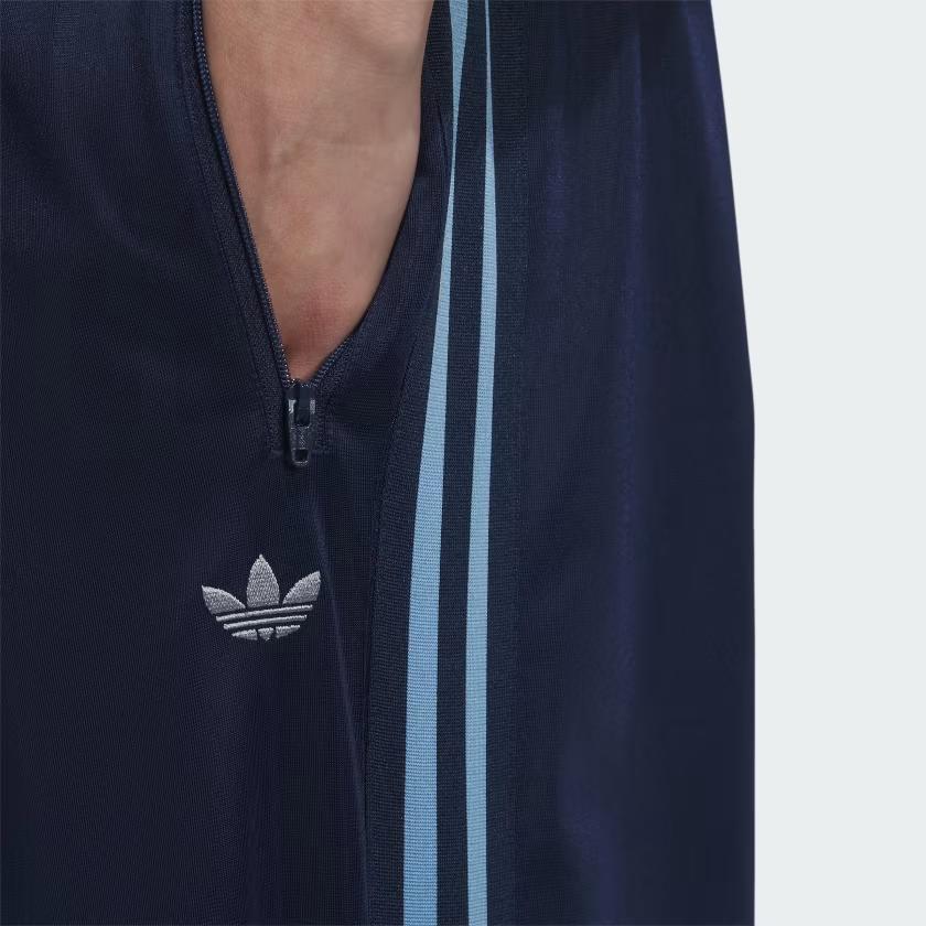 Adidas Originals Trefoil Solid Color Elastic Waist Straight-Leg Sweatpants Unisex Bottoms Indigo IK9153