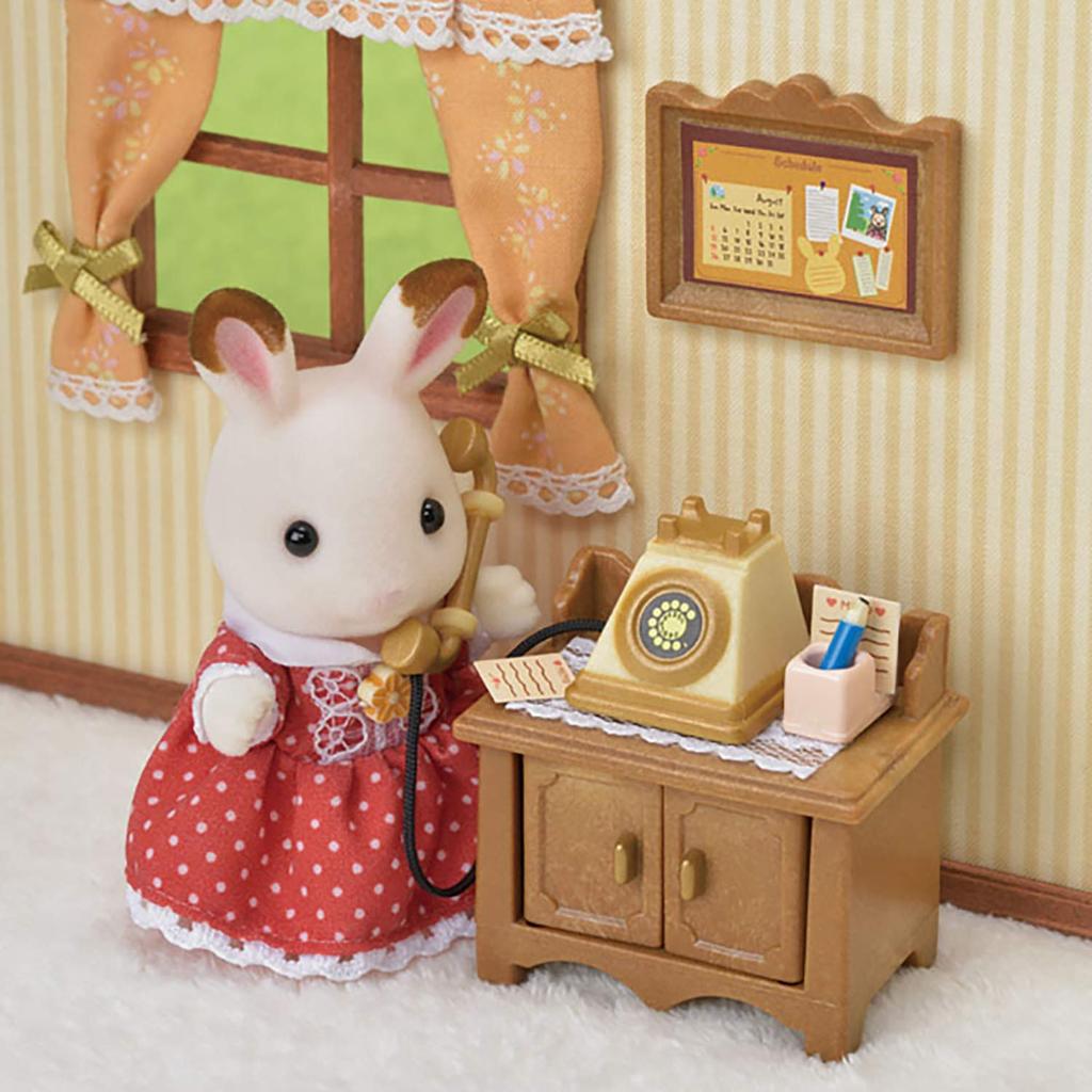 Мебель для Sylvanian Families Стойка ST Сертифицированная игрушка Mark Кукольный домик для детей от 3 лет и Sylvanian Families от Epoch [Телефонный набор] Ka-501 Вверх,