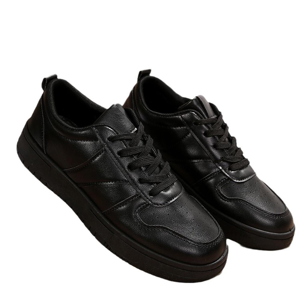 Весна и осень Новая мода повседневная обувь для женщин и студентов плоские низкие кроссовки для улицы со шнуровкой спереди