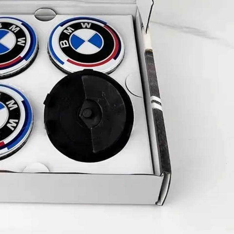 4Pcs For Bmw 50th Anniversary E36 F20 E46 E39 E38 E90 E60 E87 E34 E53 X3 X5 X6 M2 Floating 68mm 56MM Car Wheel Hub Center Cap EV2