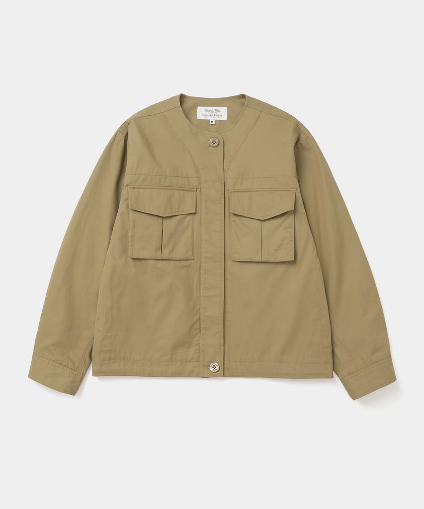 UNIFORM BRIDGE Two Pocket Jacket(Women) Khaki