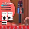 Wireless Bluetooth Mobile Microphone & Speaker for Home Karaoke with Built-in Sound Card
