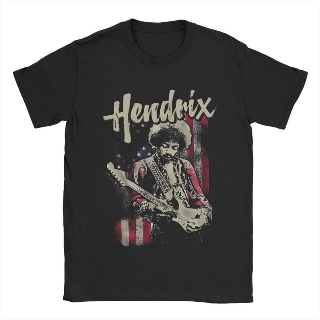 Jimi Hendrix New Bestseller Unisexs Clothing Cotton Yk Rock Album Graphic Hawaiian Hiphop Style Shirt Women Summer T Shirt