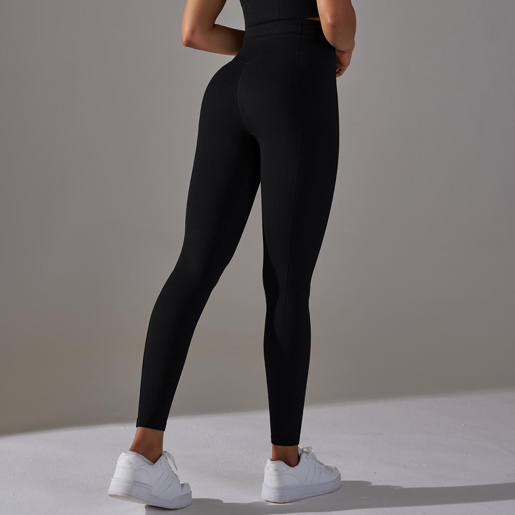 New Seamless Yoga Pants With High Waist, Abdominal Compression, Hip Lifting, Tight Fitting, Breathable, Sports, Running, Fitness Pants For Women