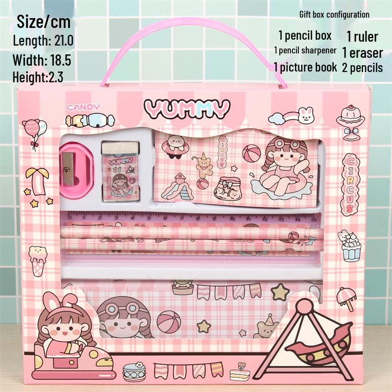 Детский подарочный набор канцелярских принадлежностей: Подарок на день рождения и Рождество для мальчиков и девочек