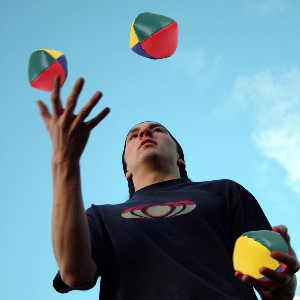 1/3/6pcs Juggling Balls For Beginners Soft Juggle Ball Kit Easy-to-handle Mini Juggling Balls Perfect For Fun And Stress Relief