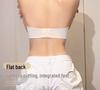 Женский strapless push-up бандо бюстгальтер, противоскользящий, бесшовный, для маленькой груди