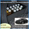 For Mercedes-Benz CLA Sedan C118 ~2024 Car Organizer Trunk Side Partition Trunk Interior Storage Box Parts