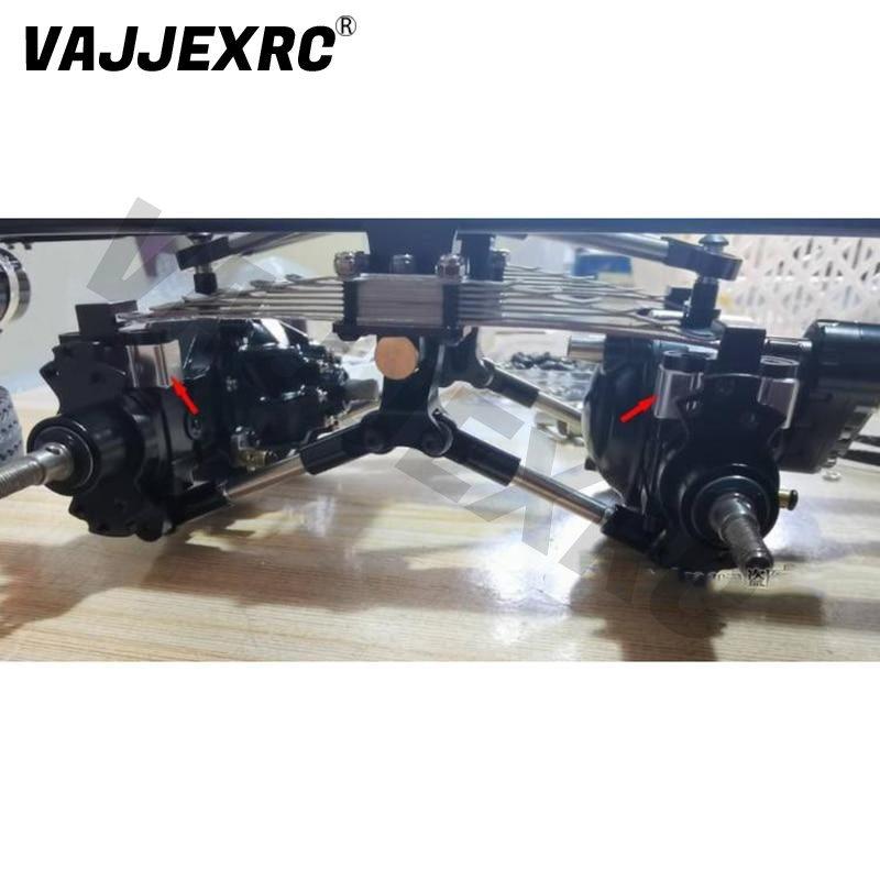 Axle Metal Heightening Spacer Kit for 1/14 Tamiya Rc Trailer Tipper Scania 770S R620 Actros Volvo