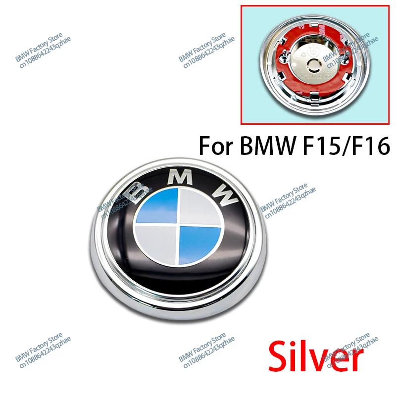 BAAM1 2025 Hot 1PC Sticker Emblem 100mm 95mm Hood Rear Trunk Logo For BMW Dedicated F15 F16 51147294465 E70 51147157696 Decoration Ac