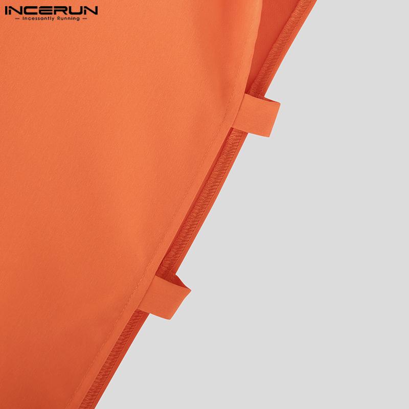 INCERUN Летние мужские комплекты из 2 предметов, топы без рукавов, длинные брюки с эластичной резинкой на талии