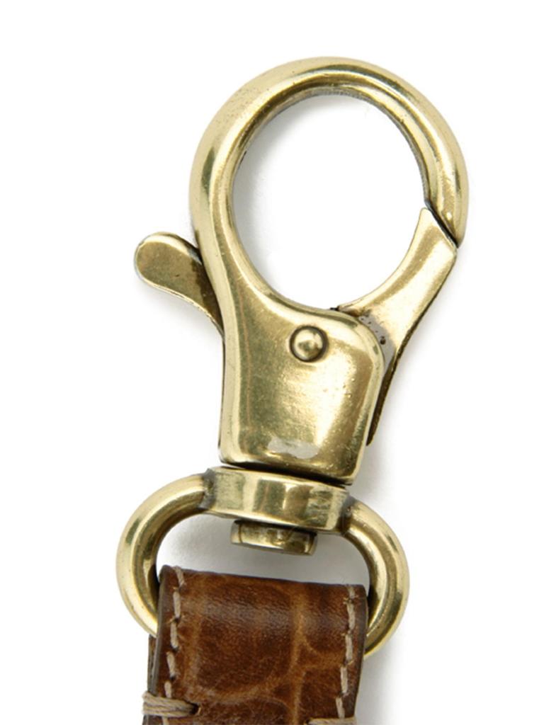 Key Ring F Brown [Il Bisonte] 54_1_5402305350