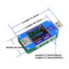 Тестер USB серии UM с цветным дисплеем, микровольтметр, детектор тока, вольтметр, измерение заряда аккумулятора