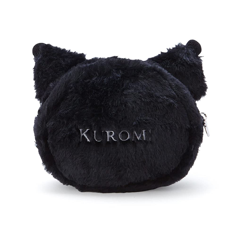 Sanrio Kuromi Face Shaped Pouch 043354 (Midnight Merokuro)