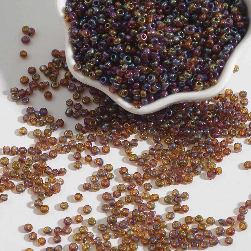2/3/4 мм покрытые цветные серии стеклянные рисовые бусины для украшения ювелирных изделий, изготовления ожерелья, браслета «сделай сам»