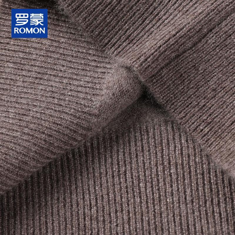 ROMON Мужской пуловер с круглым вырезом из смесового кашемира