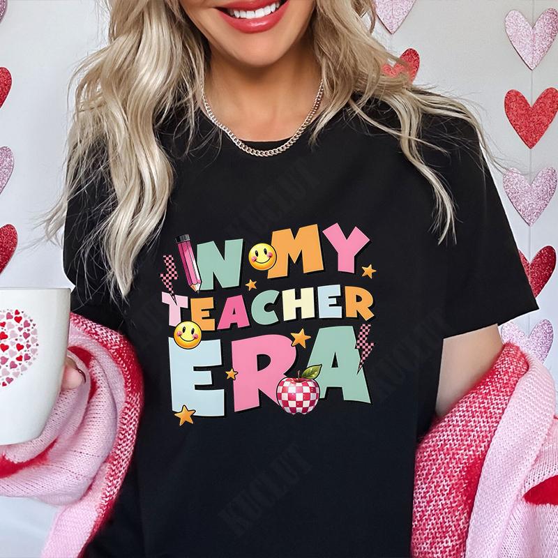 Графические топы Футболки для учителей Одежда Подарки учителям Рубашки для учителей Подарок Летняя мода Футболки Короткий рукав Школа