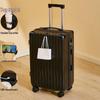 Sturdy Durable Fashionable Trolley Case: Large Capacity Suitcase with Universal Wheels & Combination Lock