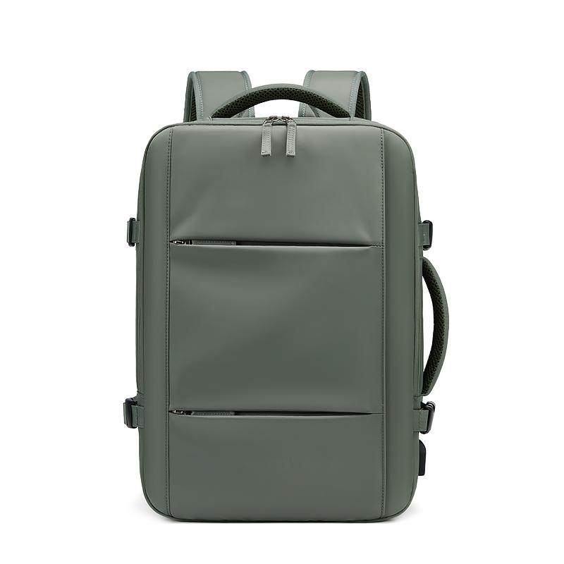 Рюкзак для путешествий для мужчин, увеличенный, 39 л, походный деловой рюкзак для ноутбука для женщин, USB-зарядка, 17-дюймовый водонепроницаемый школьный рюкзак