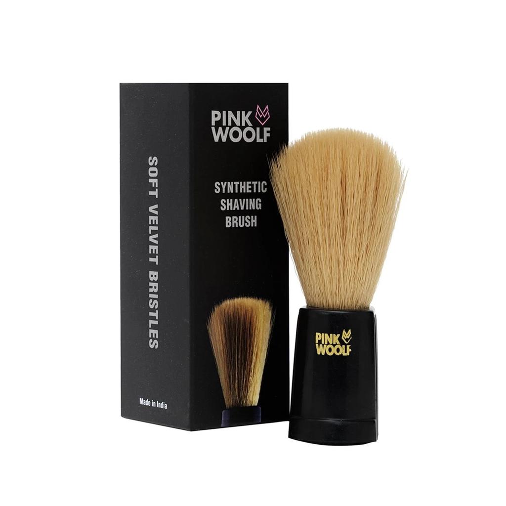 Pink Woolf Synthetic Shaving Brush 22mm Knot 1 Piece