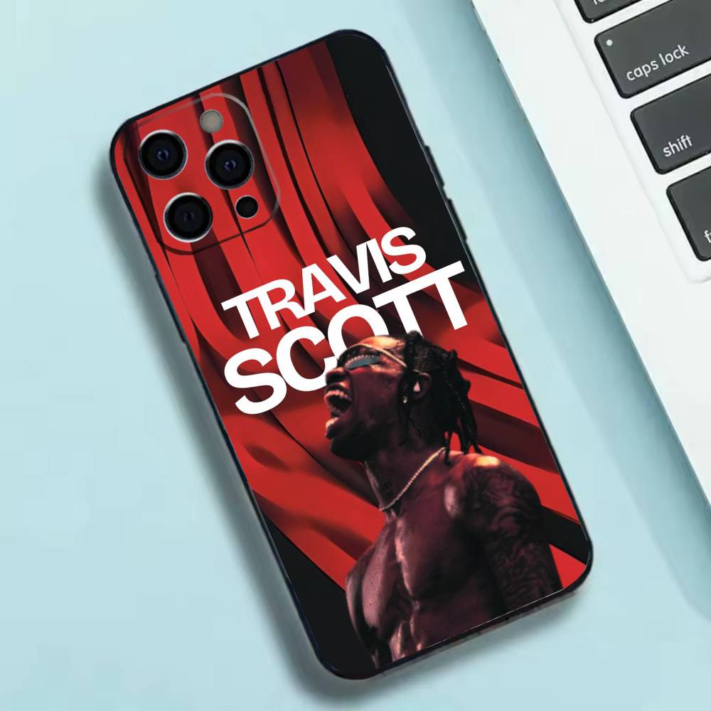 Чехол для телефона singer T-Travis Scott Силиконовый Мягкий Для IPhone 17 16 15 14 13 12 11 X XR Plus Pro Max Plus