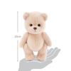 TeddyTales Мишка Лина Плюшевый мишка ручной работы Платье для куклы 'Молочный чай', Маленький, (20см)
