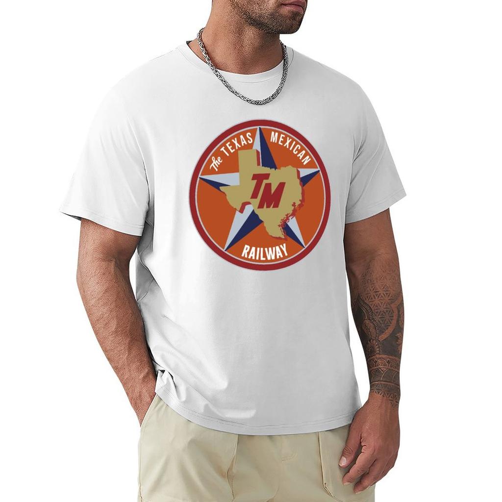 Texas Mexican Railway Vintage Logo Tshirt Sporty Casual Quick Dry Tshirt
