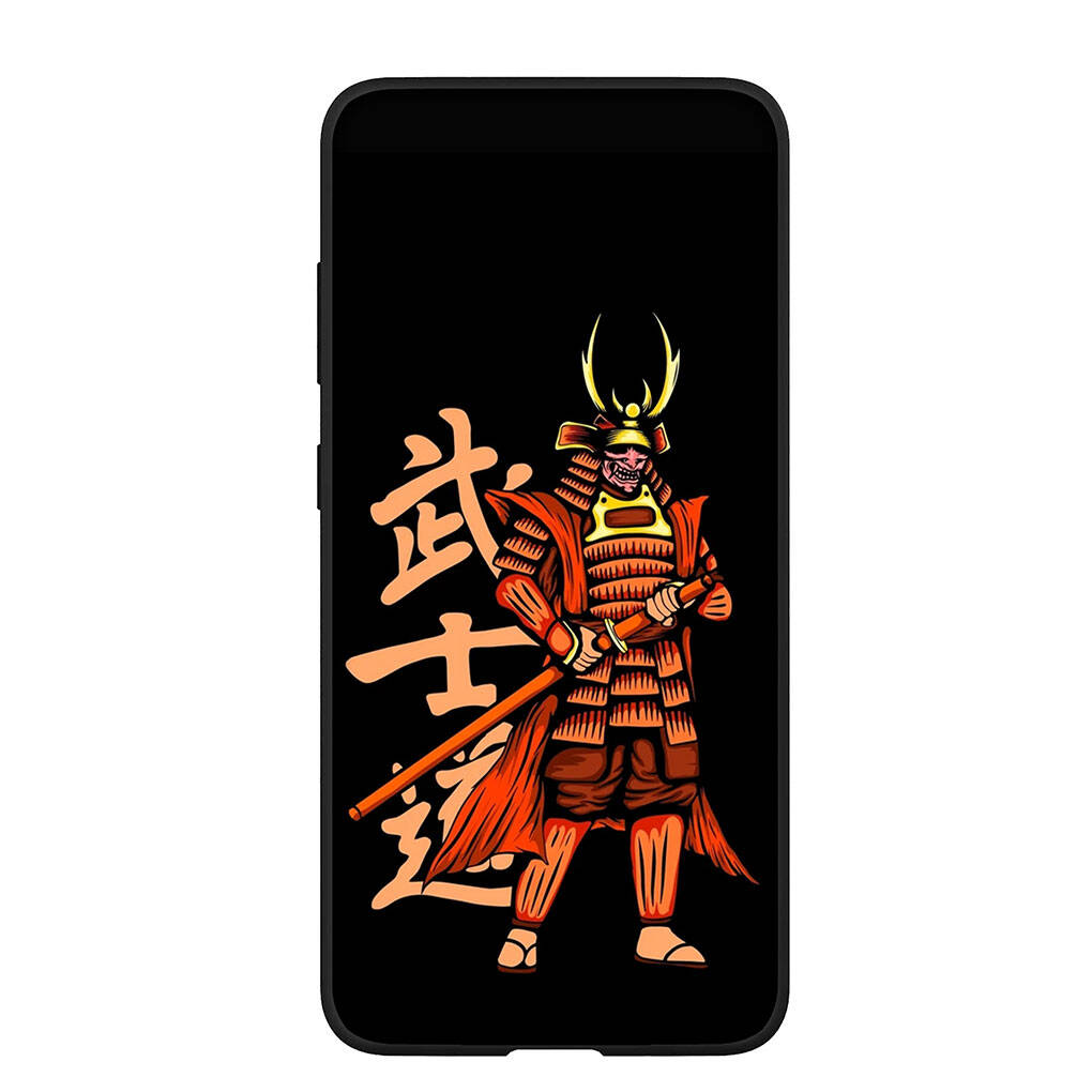 Phone Case for Samsung Galaxy S25 S23 S22 S21 S24 Ultra FE A05 A06 A15 A16 A36 A37 A35 A54 A55 A56 A57 A25 A26 A53 A17 Bushido Samurai Yin Yang Cover