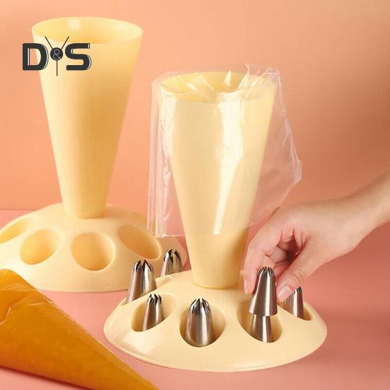 Стойка для наконечников для пищевых труб DIY Экологичная кремовая форма Стойка для инструментов для трубок