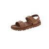 One-word Sandals Women's Summer New Wear Fashion Casual Platform Velcro Student Roman Open-toed Beach Shoes