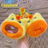 Cute Plush Capybara Coin Purse Keychain Pendant As A Birthday Gift Cartoon Doll