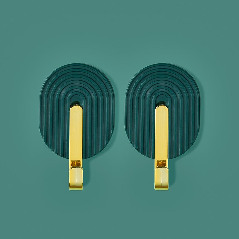 2 шт., настенный пластиковый самоклеящийся крючок, многофункциональная вешалка для полотенец для ванной комнаты, кухонный прочный наноклеевой крючок, дверная задняя сумка, вешалка для шляпы