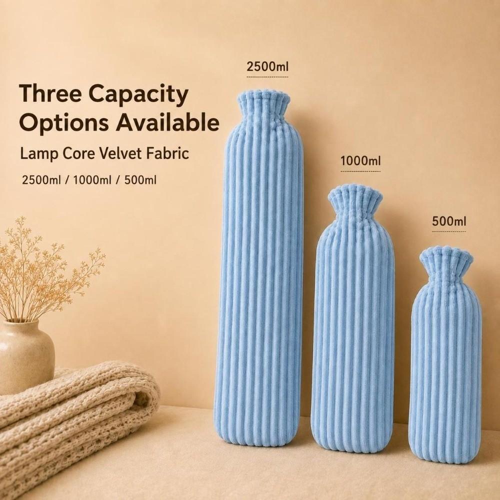 500ml/1000ml/2500ml Long Hot Water Bottle Extra Long Warm Compress Heater Winter Hand Warmer