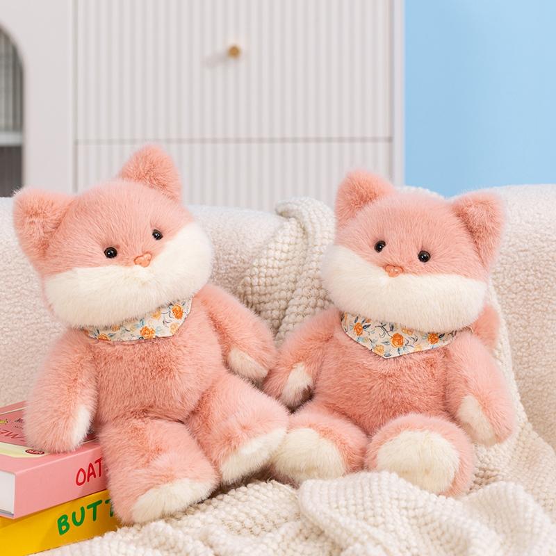 Мультяшная Милая Кошка Плюшевая Мягкая Игрушка Кукла Кошка Подушка Спящая Успокаивающая Кукла Домашний Декор Подарок-Сюрприз для Друзей