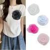 Handmade Rose Flower Brooch Multi-layer Yarn Organza Multi-Layer Floral Brooch  for Women
