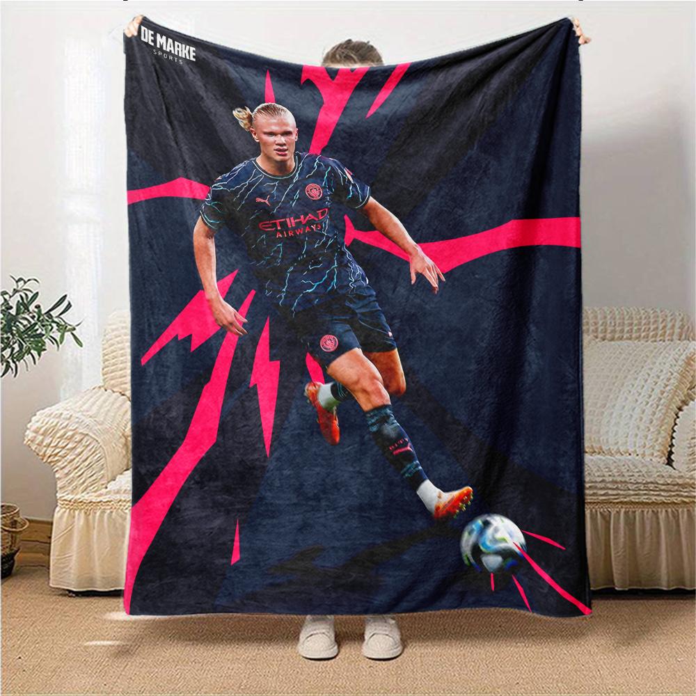 Norwegian Football Legend Blankets Flannel Printed Breathable Warm Throw Blanket for Home Office Bedspreads 0708a73