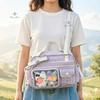 New Y2K Polka Dot Anime Ita Backpacks Large Capacity Crossbody Bag Cute Girls Transparent Shoulder Bag Otaku DIY Display Handbag