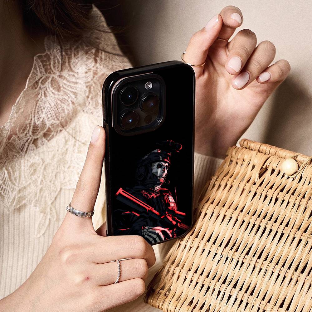 Чехол для телефона C-Call Of D-Duty Аниме Для Iphone 17 Air 16 15 14 13 12 11Pro Max Plus Жесткий Пластик PC+TPU Чехол