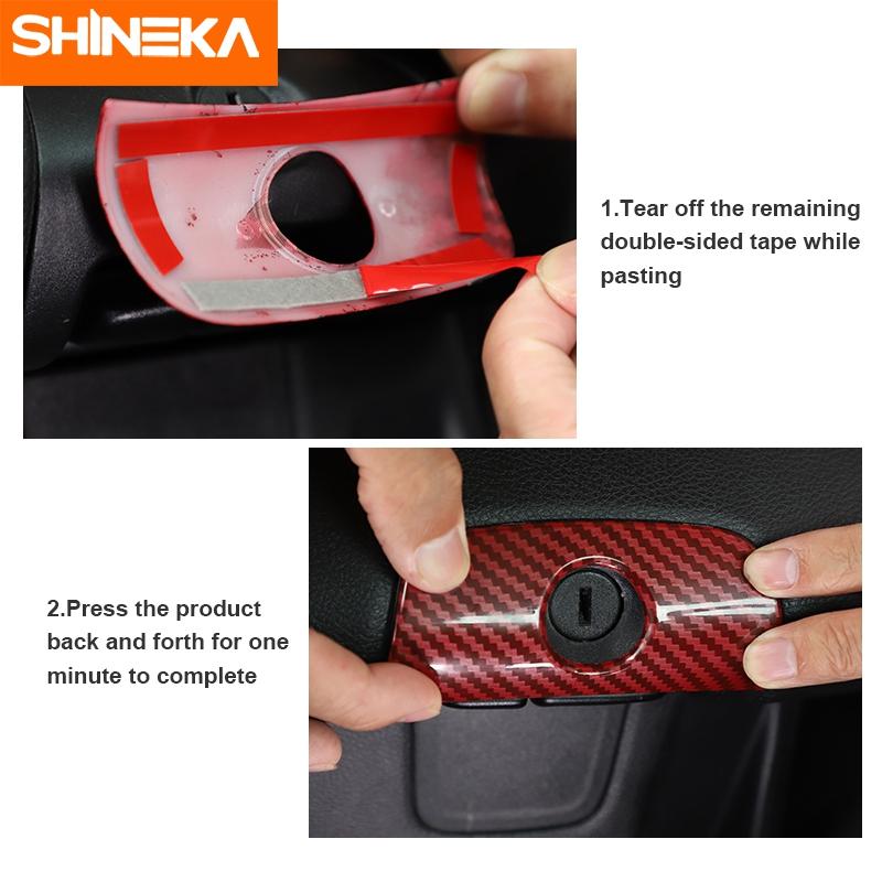 SHINEKA ABS украшение интерьера автомобиля, наклейки, полный комплект отделки, 2/4 дверные аксессуары для Jeep Wrangler JK JKU