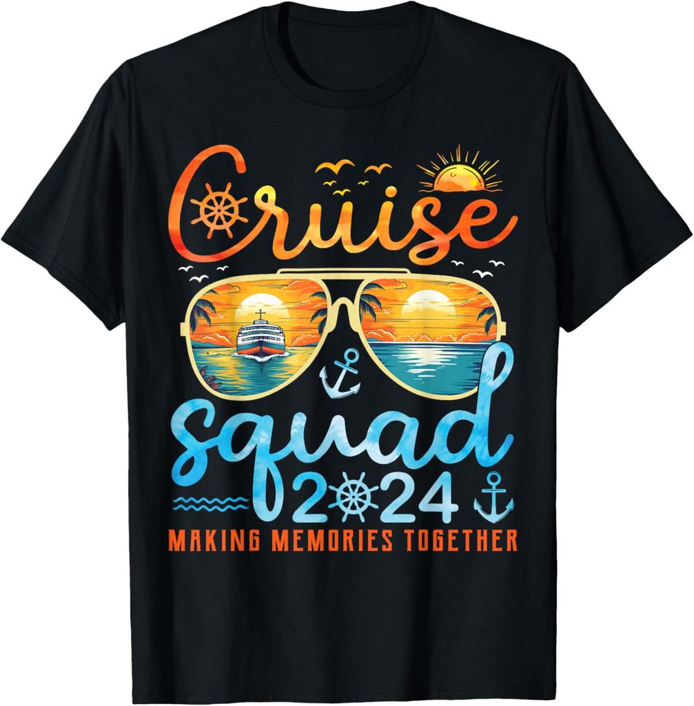 Cruise Squad 2024 Summer Vacation Trip Family Matching Group T-Shirt
