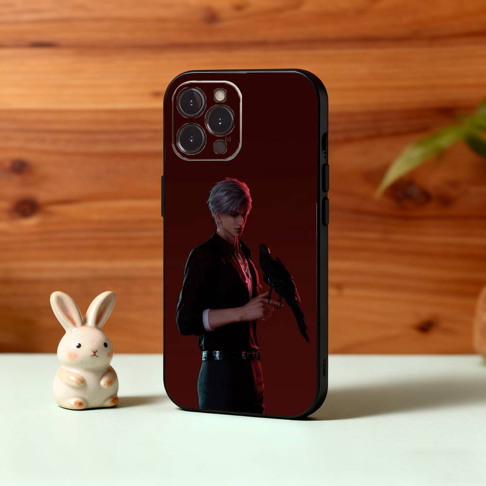 Чехол для телефона Sylus Love And Deep Space для iPhone17,16,15,14,13,12,Plus,Pro Max, 5G Другие Мягкая Черная Крышка