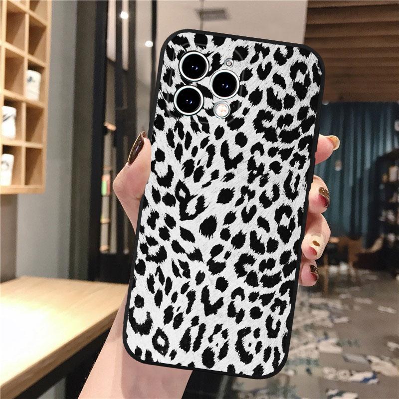 Чехол для телефона с леопардовым принтом для iPhone Samsung Galaxy Redmi Xiaomi Oppo OnePlus Note SA 7 8 9 10 11 12 13 14 20 21 22 23 53 54 Pro Max Plus Ultra TPU Soft