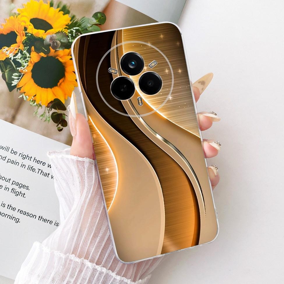 Clear Cover For Realme 14 Pro Case RMX5056 Cute Cat Fashion Butterfly Funny Painted Bumper For Real me 14 Pro Casing