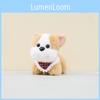 Cute Mini Dog Plush Toy Keychain Soft And Cuddly Ideal For Bag Accessories