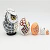 Japanese Girl Animal Matryoshka Doll Snowman Girls Russian Doll Wooden Stacking Dolls  Kids Toys