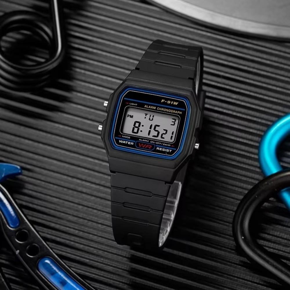 Square Dial Children Watch Multifunction LED Watch Fashion Digital Watch  Kids Wear