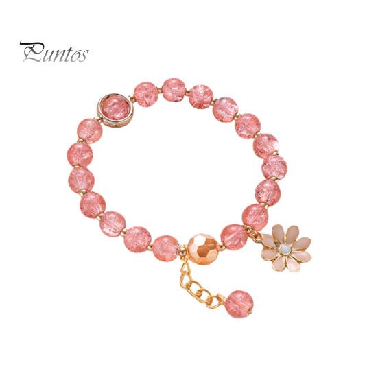 Студенческий браслет с подсолнухом и бисером, сладкий корейский стиль, универсальный браслет, подарок для девочек