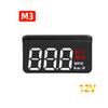 M3 Car GPS HUD Plug and Play Digital Speedometer with Suction Cup Holder KMH MPH Mileage HD Alarm Reminder Meter Fatigue