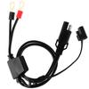 Kindnessjp SAE TO RING Terminal Harness Accessory Cable Motorcycle Charger Cord SAE To